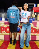 Realism And Disney Usa Denim Jacket Washed Blue – view 15