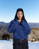 GLIMMER LOGO HOODIE ASTRAL NAVY