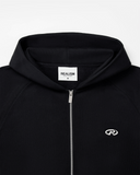 RADIANT ZIP HOODIE V2 REFLECTIVE BLACK