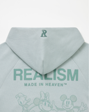 REALISM AND DISNEY MICKEY & FRIENDS SKETCH ZIP HOODIE SUB SLATE