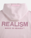 GLIMMER LOGO HOODIE POWDER PINK