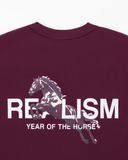STRIDE LOGO TEE CARMINE RED