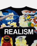 REALISM AND DISNEY MONORAIL TEE BLACK