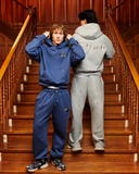 LEGACY SWEATPANTS OPEN LEG V2 GREY MARLE PLAID