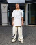 DECAY SWEATPANTS OPEN LEG VINTAGE WHITE
