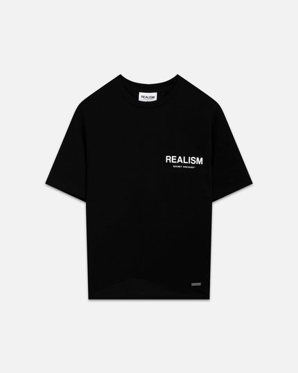 BACK LOGO TEE JET BLACK