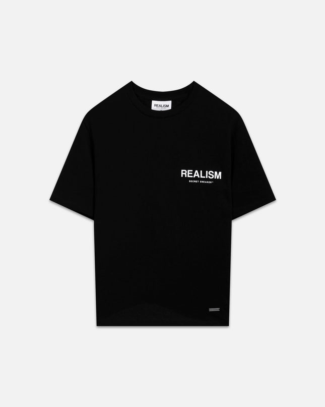 BACK LOGO TEE JET BLACK