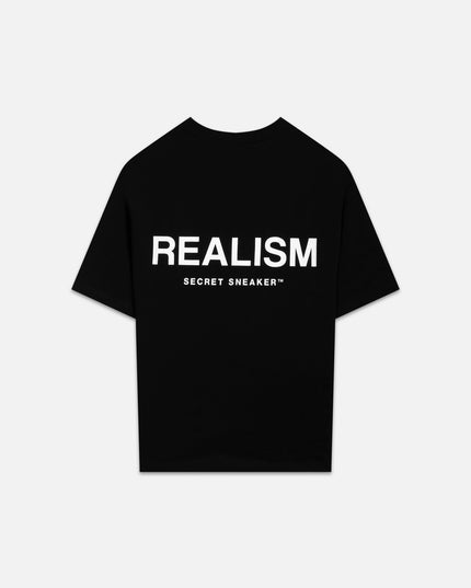 BACK LOGO TEE JET BLACK