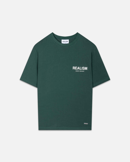 BACK LOGO TEE PINE GREEN