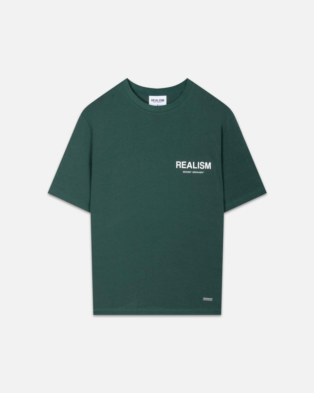 BACK LOGO TEE PINE GREEN