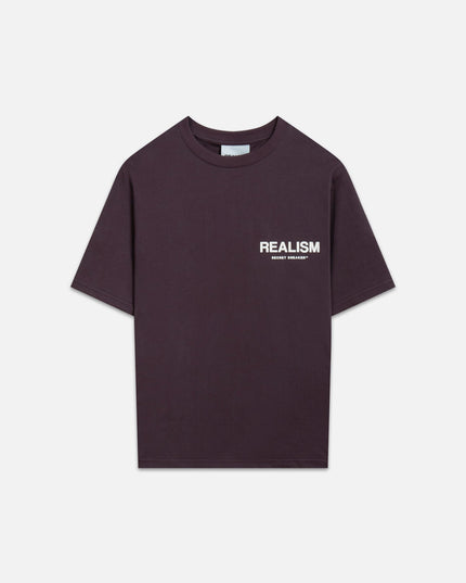 BACK LOGO TEE PLUM