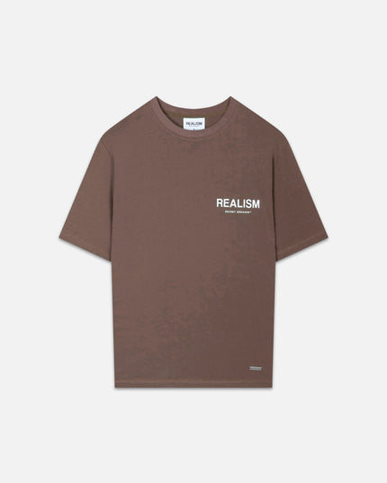 BACK LOGO TEE SEPIA BROWN