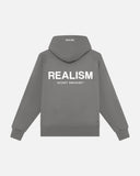 BACK LOGO HOODIE COOL GREY