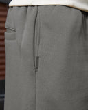 HEAVEN LOGO SWEATPANTS OPEN LEG COOL GREY
