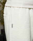 HEAVEN LOGO SWEATPANTS OPEN LEG OATMEAL