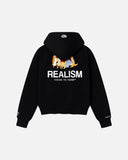 REALISM AND WINNIE THE POOH CREW ZIP HOODIE BLACK