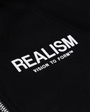 REALISM AND WINNIE THE POOH CREW ZIP HOODIE BLACK