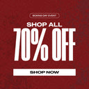SHOP <strong>70% OFF</strong>