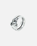 REALISM AND DISNEY LOVE RING 925 SILVER - angled