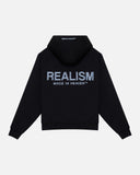 GLIMMER LOGO HOODIE BLACK ICE
