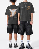 GHOST TEE WASHED ASPHALT