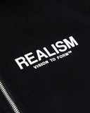 REALISM AND DISNEY MICKEY & FRIENDS SKETCH ZIP HOODIE BLACK