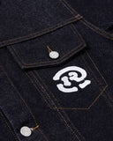 SKELETON DENIM JACKET INDIGO