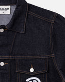 SKELETON DENIM JACKET INDIGO