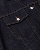 SKELETON DENIM JACKET INDIGO