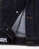 SKELETON DENIM JACKET INDIGO