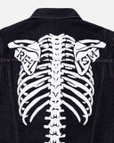 SKELETON DENIM JACKET INDIGO