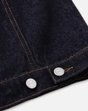 SKELETON DENIM JACKET INDIGO