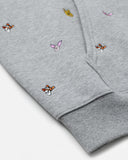 [PRE-ORDER] REALISM AND WINNIE THE POOH ALL-OVER ZIP HOODIE GREY MARLE