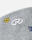 [PRE-ORDER] REALISM AND WINNIE THE POOH ALL-OVER ZIP HOODIE GREY MARLE