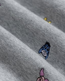 [PRE-ORDER] REALISM AND WINNIE THE POOH ALL-OVER ZIP HOODIE GREY MARLE