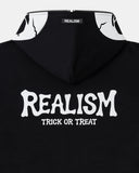 SKELETON ZIP HOODIE BLACK
