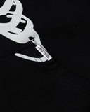 SKELETON ZIP HOODIE BLACK