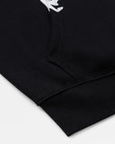 SKELETON ZIP HOODIE BLACK