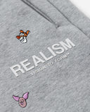 REALISM AND WINNIE THE POOH ALL-OVER SHORTS GREY MARLE