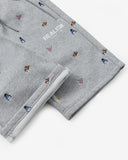REALISM AND WINNIE THE POOH ALL-OVER SHORTS GREY MARLE