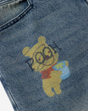 [PRE-ORDER] REALISM AND WINNIE THE POOH SCRIBBLE DENIM RUST TINTED