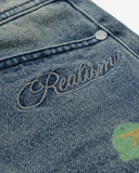 [PRE-ORDER] REALISM AND WINNIE THE POOH SCRIBBLE DENIM RUST TINTED