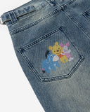 [PRE-ORDER] REALISM AND WINNIE THE POOH SCRIBBLE DENIM RUST TINTED