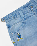 REALISM AND DISNEY CHARACTER DENIM WASHED BLUE