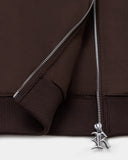 RACER TRACK JACKET DARK CHOC