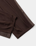 RACER TRACK PANT DARK CHOC