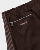 RACER TRACK PANT DARK CHOC