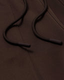 RACER TRACK PANT DARK CHOC