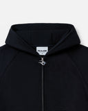 GLIMMER LOGO ZIP HOODIE V2 BLACK ICE