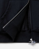 GLIMMER LOGO ZIP HOODIE V2 BLACK ICE